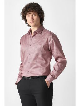 Van Heusen - Mauve Print Full Sleeves Shirt