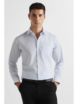 Van Heusen - Light Blue Stripe Full Sleeves Formal Shirt