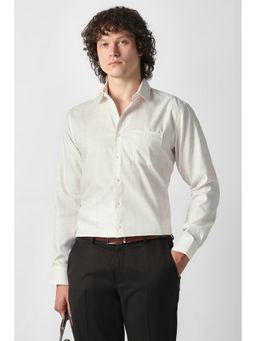 Van Heusen - White Check Full Sleeves Formal Shirt