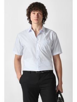 Van Heusen - Light Blue Textured Half Sleeves Formal Shirt