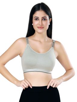 Bralux - Medium Padded Full Coverage For Everyday Wear Bra - Grey