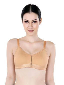Bralux - Full Coverage Lift-Up Support Comfort Bra For Women - Nude
