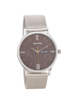 Sonata - Round Dial Analog Watch for Men_77105SM05