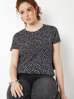 max - Women Black T-Shirt