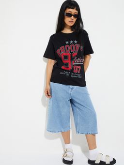 max - Women Black T-Shirt