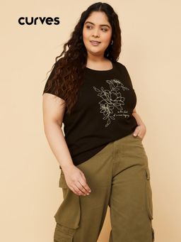 max - Women Brown T-Shirt