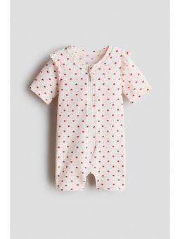 H&M - Girls Beige Swimsuit With Upf 50