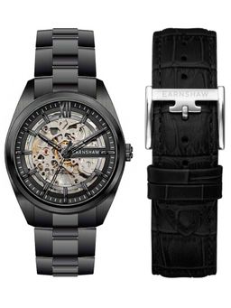 Earnshaw - SMEATON Limited Edition Skeleton Automatic Watch For Men(Additional Strap) - ES-8208-55