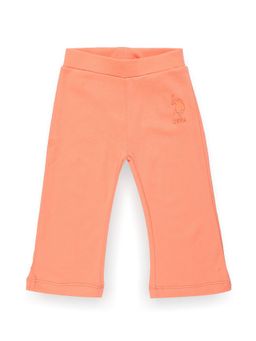 U.S. POLO ASSN. - Solid Girls Peach Logo Pants