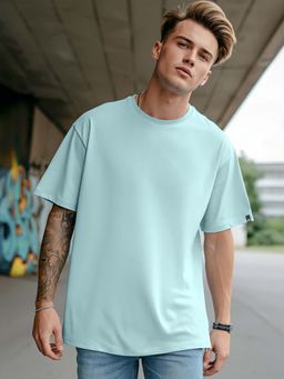 Bewakoof - Men's Green Oversized T-shirt