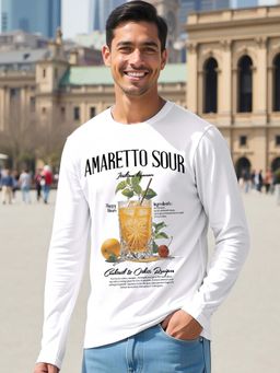 Bewakoof - Men White Sour Graphic Printed T-Shirt