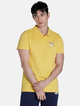 Puma - Archive Graphic Mens Yellow T-Shirts