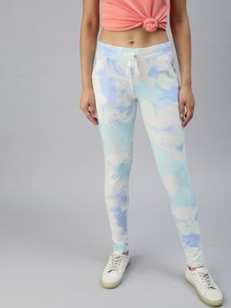 SHOWOFF - Women Slim Fit Multi Tie and Dye Track Pants