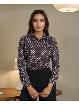 Style Quotient - Women Black Printed Shirt