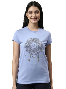 Enamor - Short Sleeve Crew Neck Regular Length T-Shirt Slim Fit Soft Stretch Cotton E147