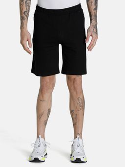 Puma - Zippered Jersey Mens Black Shorts