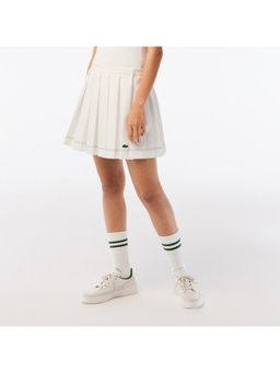 Lacoste - Women's Lacoste Pleated White Skirt