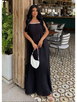 GAIIA - Long Amanda Black Maxi Dress
