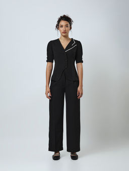Jaey - Women K Smart Signature Black Co-Ord Set