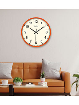 Olive Tree - Red Plastic Wall Clock