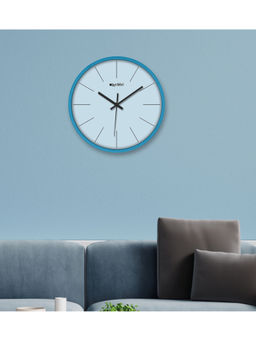 Olive Tree - Blue Plastic Wall Clock