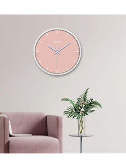 Olive Tree - Pink Plastic Wall Clock