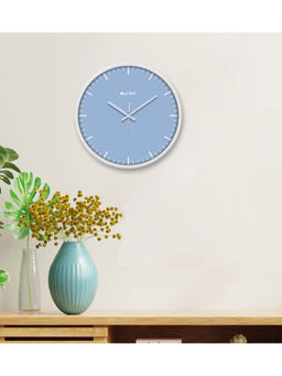 Olive Tree - Blue Plastic Wall Clock
