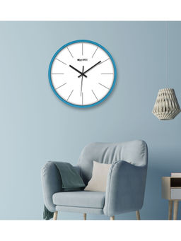 Olive Tree - Blue Plastic Wall Clock