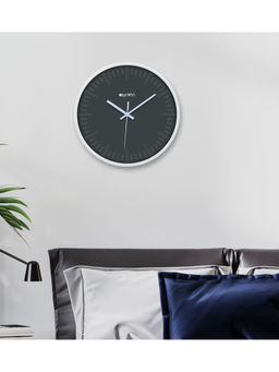 Olive Tree - Black Plastic Wall Clock