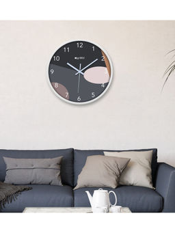Olive Tree - Grey Plastic Wall Clock