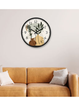 Olive Tree - White Plastic Wall Clock