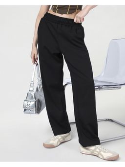 Bewakoof - Women's Jet Black Track Pant