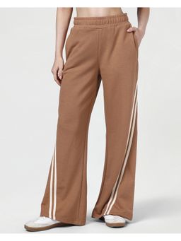 Bewakoof - Women's Camel Brown Flared Track Pant