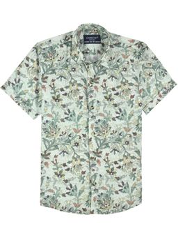 CHARCHIT - Boys Half Sleeves Floral Printed Casual Shirt