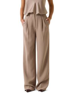 Guess - Womens Polyester Solid Brown Pants