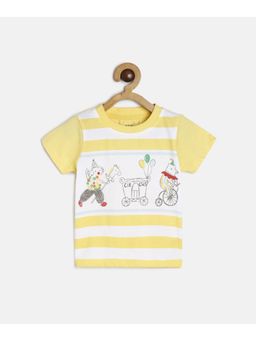 MINI KLUB - Baby Boys Yellow/white T-shirt