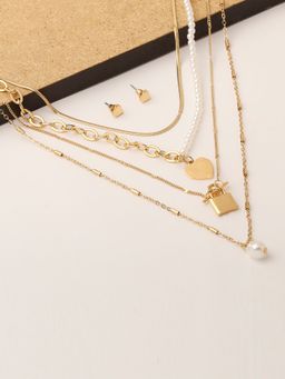 Lilly & Sparkle - Gold-Plated Layered Jewellery Set