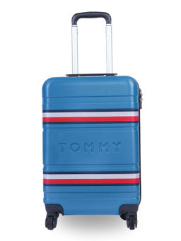 Tommy Hilfiger - Thames Plus Hard Luggage Teal Trolley Bag for Travel 77 cm (L)