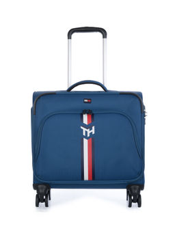 Tommy Hilfiger - Kingsville Over Blue Overnighter for Travel 8 Wheel Trolley Bag 29 ltrs (L)