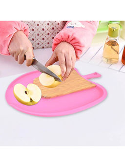 Kookee - Pink Wooden & Plastic Chopping Board