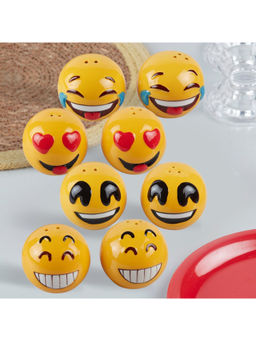 Kookee - Emojis Salt & Pepper Shakers (Set Of 4)