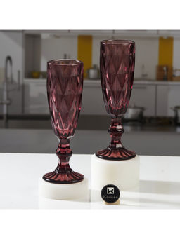 Kookee - Pink Crystal Wine Glass (Set Of 2)