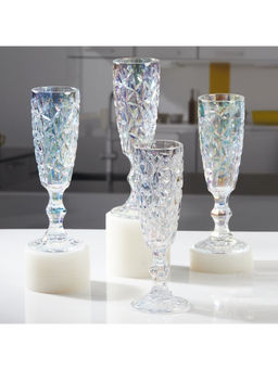 Kookee - Transparent Crystal Wine Glass (Set Of 4)