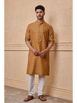 TASVA - Yellow All Over Printed Kurta Pant