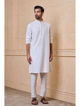 TASVA - Ivory Jacquard Kurta Pant