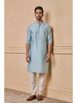 TASVA - Light Blue Classic Kurta Pant