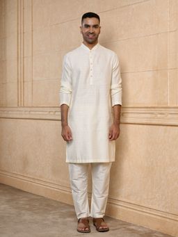 TASVA - Snow crest Textured Kurta Pant