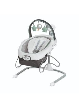 Graco - White Baby Swing with Portable Bouncer