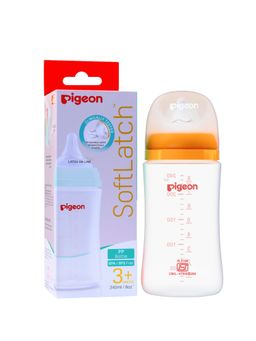 Pigeon - Anti Colic Wide Neck Natural Flo Baby Feeding Bottle (12-18 Months)