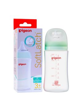 Pigeon - Natural Flo Wide Neck Feeding Bottle (12-18 Months)